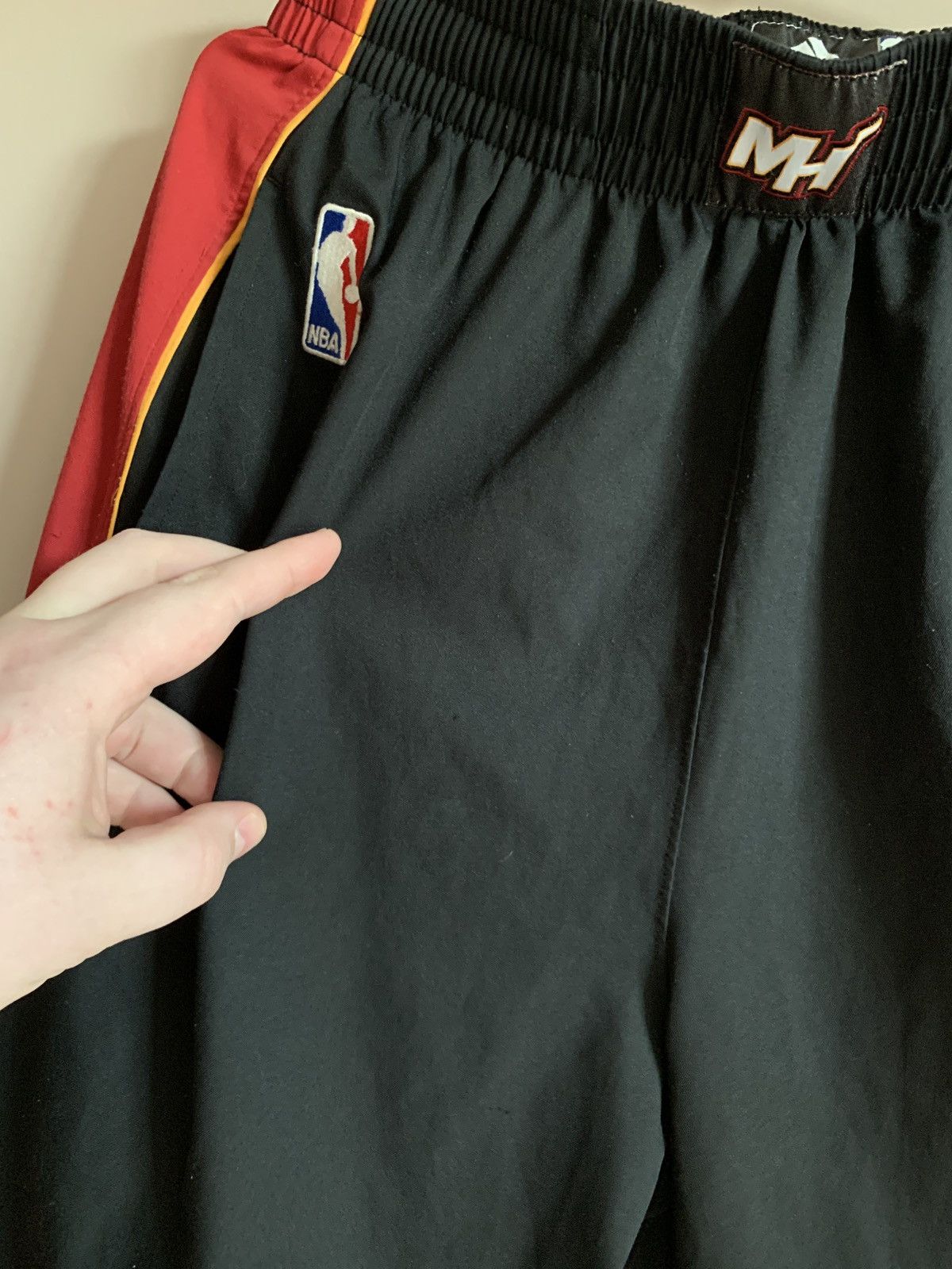 NBA Miami Heat adidas basketball shorts 2014 nba Size US 32 / EU 48 - 5 Thumbnail