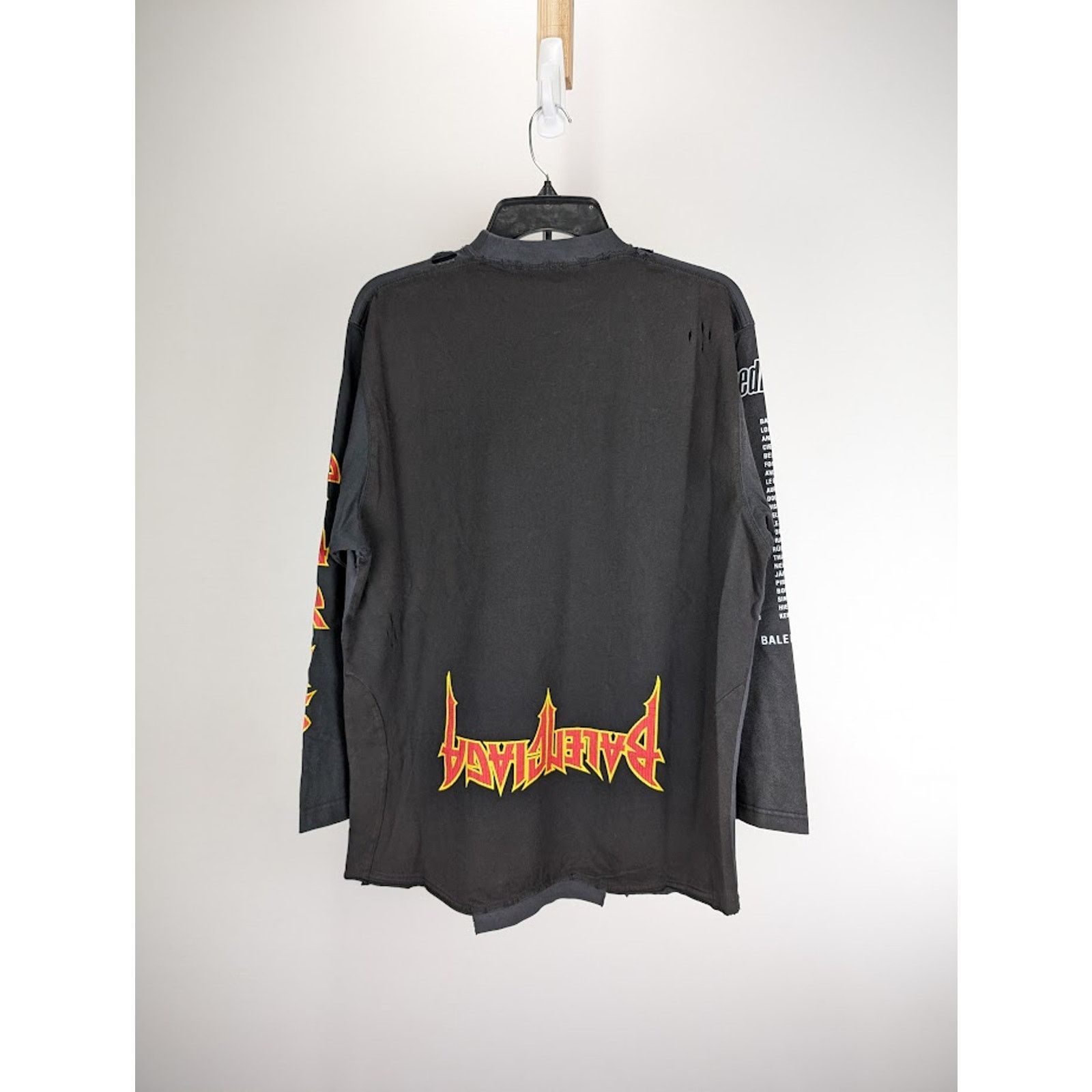 Balenciaga o1rshd1 Speed Hunter Long Sleeve T-Shirt in Black Size US L / EU 52-54 / 3 - 14 Thumbnail