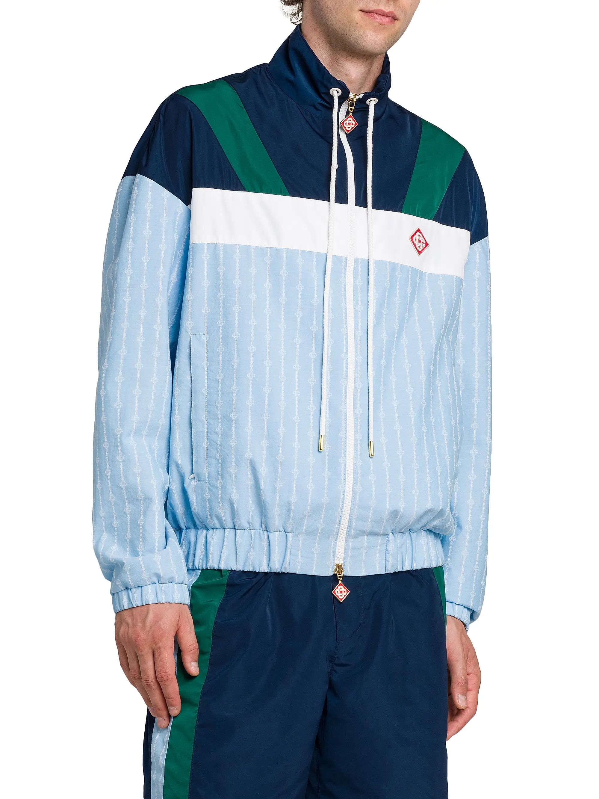 Casablanca os11x0725 Nylon Track Jacket in Multicolor Size US S / EU 44-46 / 1 - 4 Thumbnail