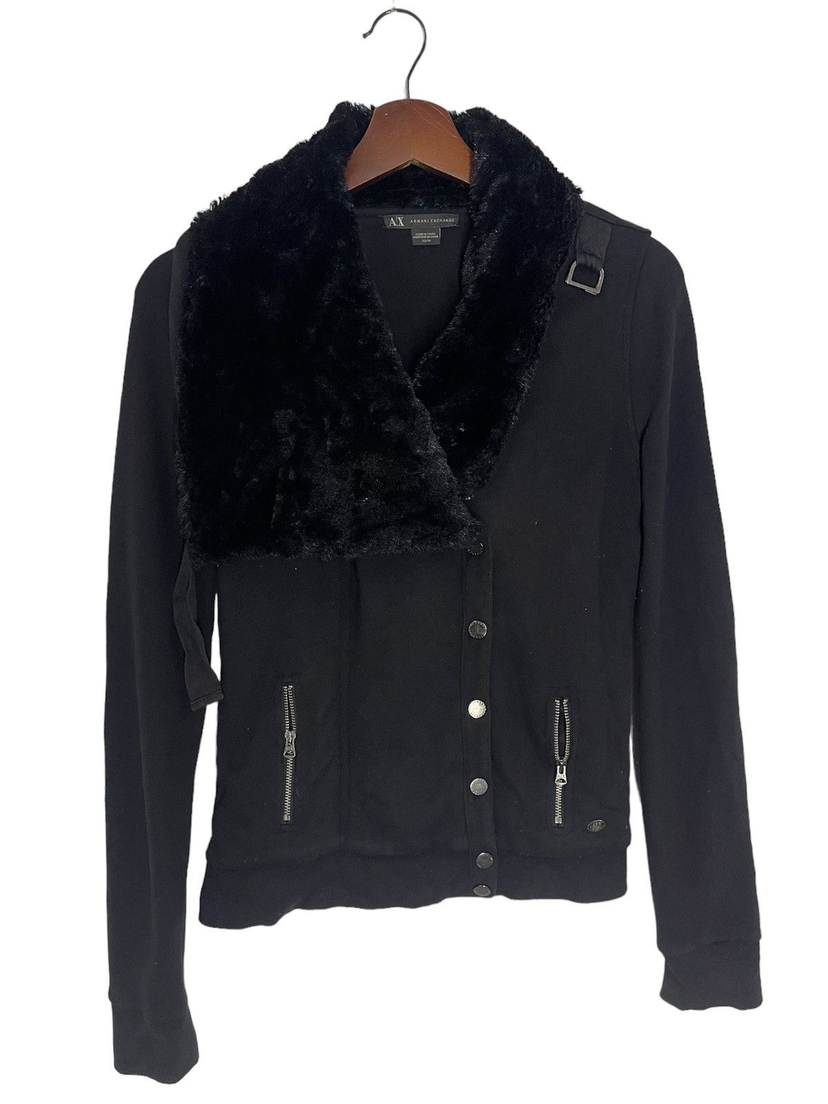 Armani Exchange RARE ARMANI EXCHANGE CROP JACKET Size S / US 4 / IT 40 - 1 Thumbnail