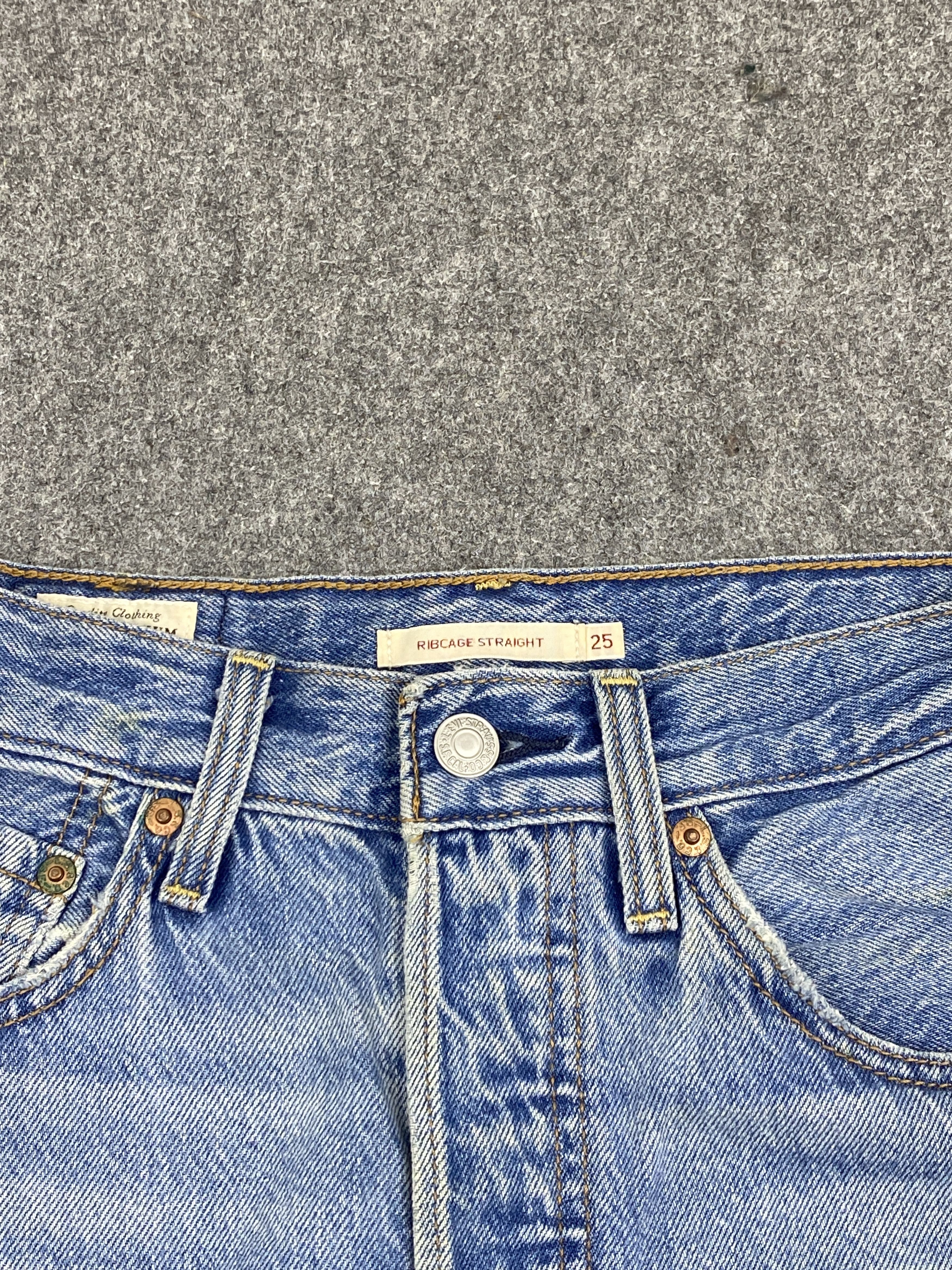 Levi's Vintage Levis Rib Cage Straight Button Fly Jeans DP2764 Size US 26 / EU 42 - 14 Thumbnail