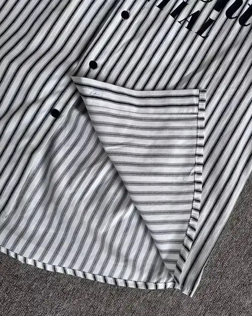 Japanese Brand Yoshiko x Fuji Blokecore retro movement striped shirt Size US XL / EU 56 / 4 - 7 Thumbnail