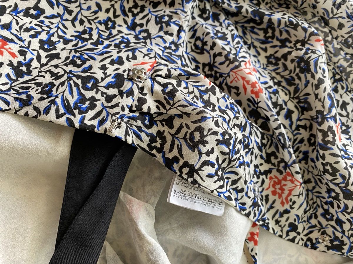 Balenciaga Balenciaga Silk 2012 floral silk blouses vest Size S / US 4 / IT 40 - 9 Thumbnail