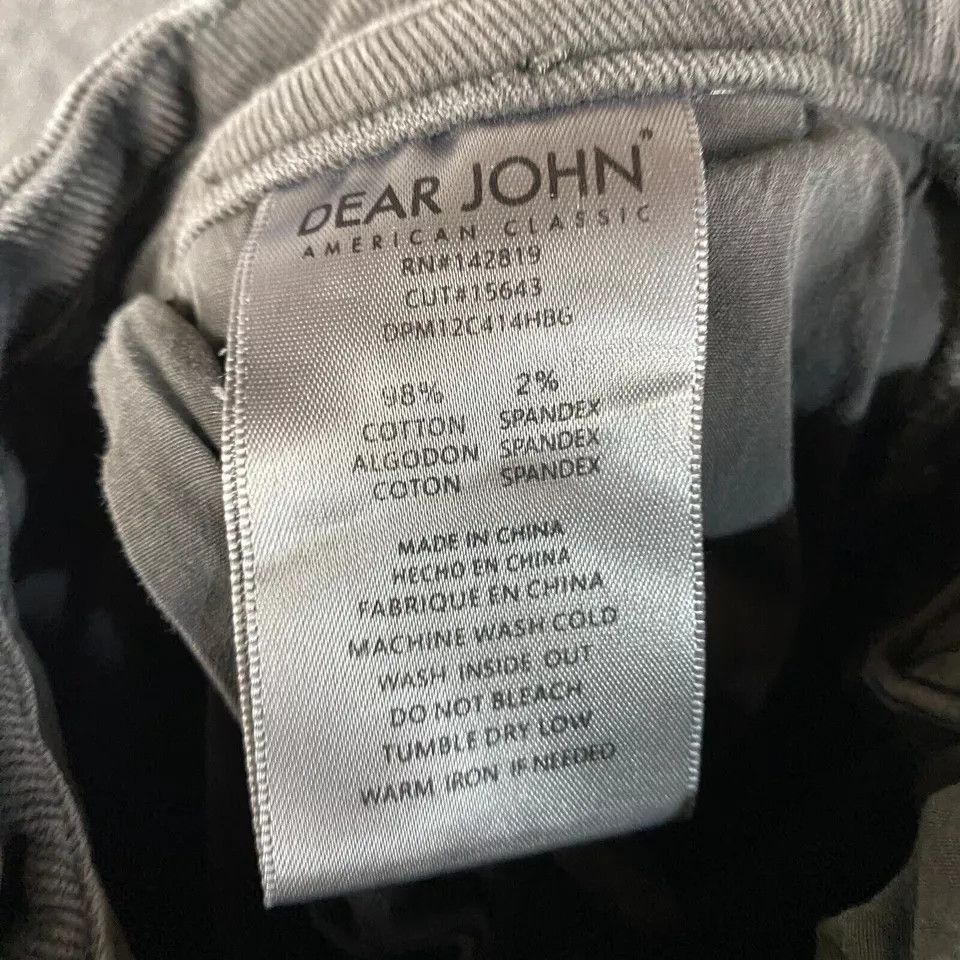 Other Dear John Corduroy Pants Women's Size 27 Gray Cotton Blend Size 27" / US 4 / IT 40 - 9 Thumbnail