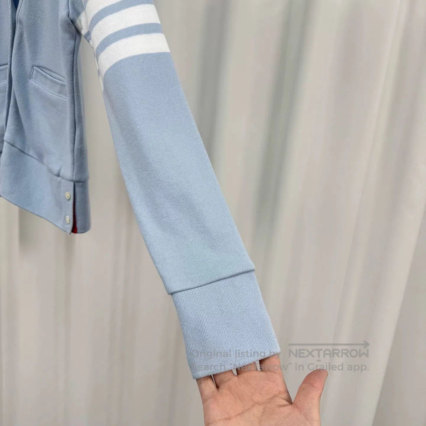 Thom Browne Thom Browne Blue Striped Knit Cardigan. Size US S / EU 44-46 / 1 - 4 Thumbnail