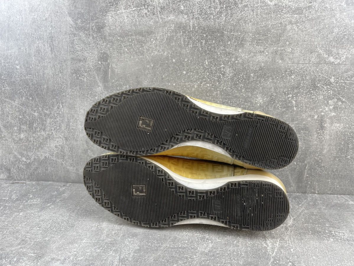 Fendi × Vintage Fendi Archives Vintage 90s Leather Monogrammed Sneakers Size US 7.5 / IT 37.5 - 7 Thumbnail