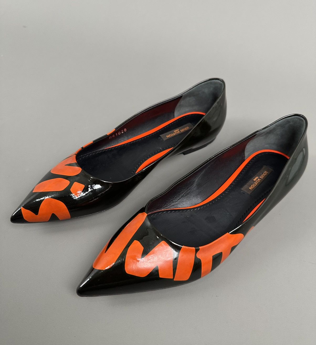 Louis Vuitton × Stephen Sprouse Louis Vuitton - Stephen Sprouse - Graffiti Patent Leather Size US 7.5 / IT 37.5 - 3 Thumbnail