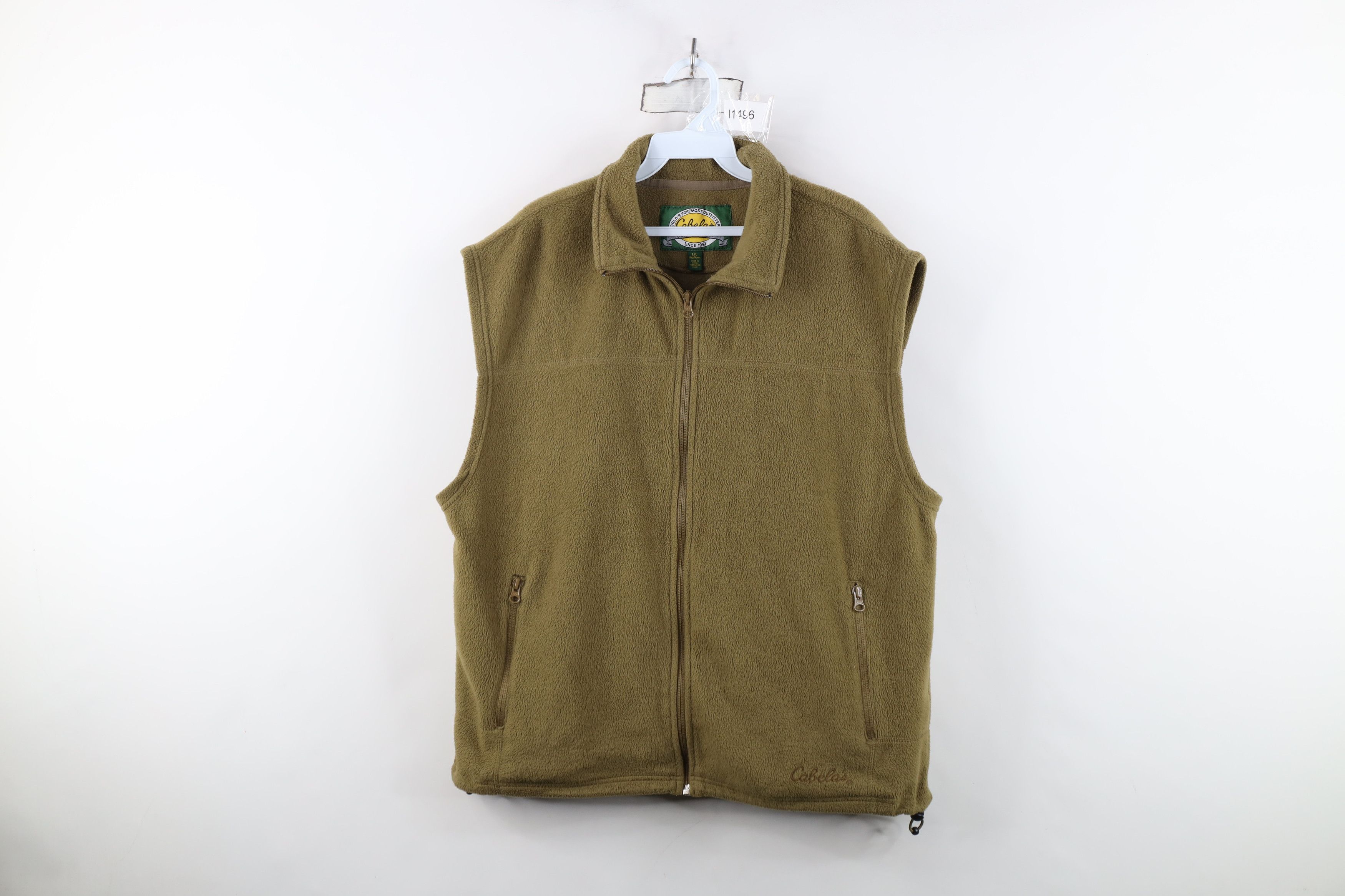 Cabelas Vintage 90s Y2K Cabelas Spell Full Zip Fleece Vest Jacket Size US L / EU 52-54 / 3 - 1 Thumbnail