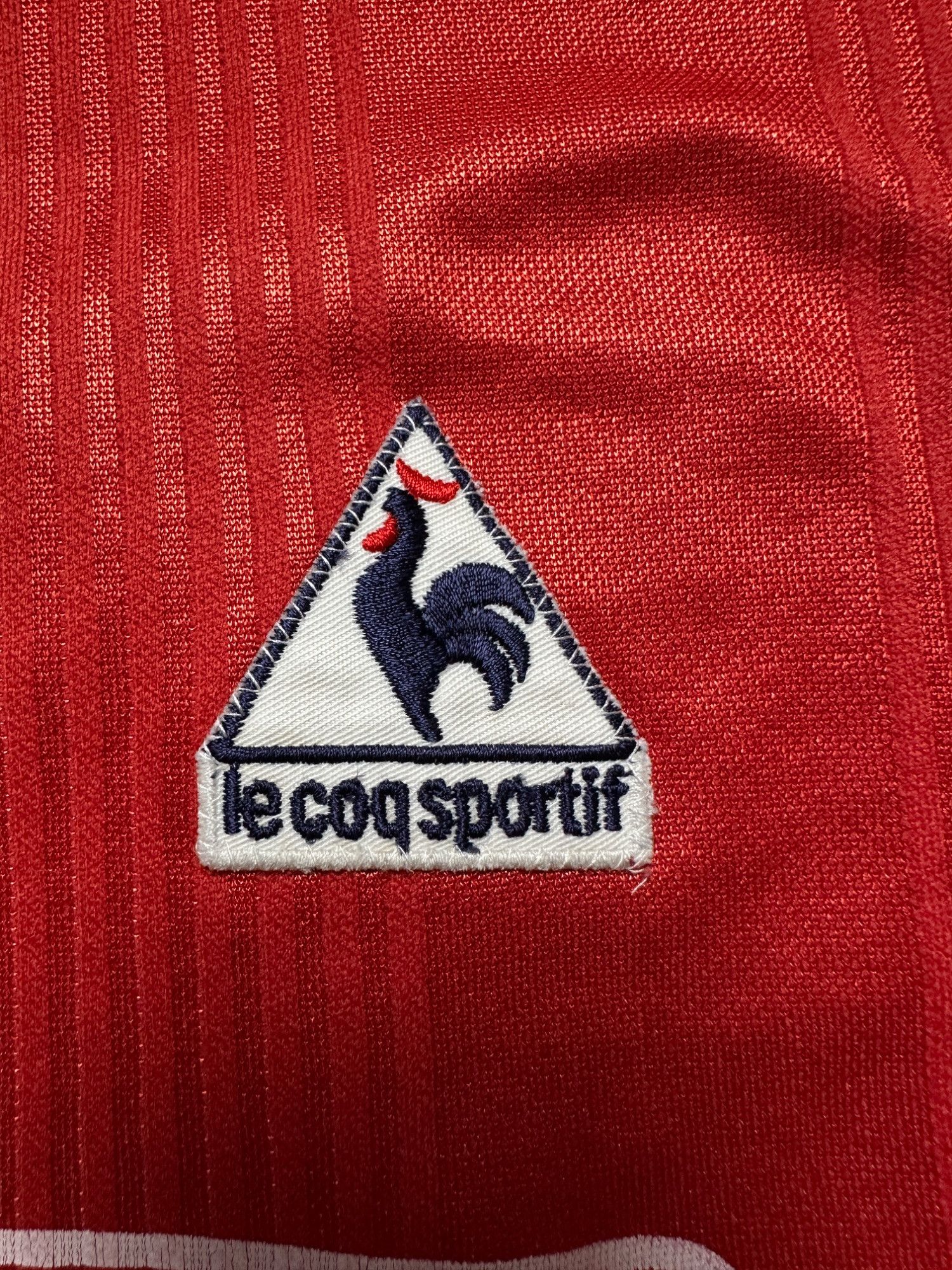 Le Coq Sportif Vintage Le Coq Sportif Coop Red Long Sleeve Soccer Jersey L Size US L / EU 52-54 / 3 - 5 Thumbnail