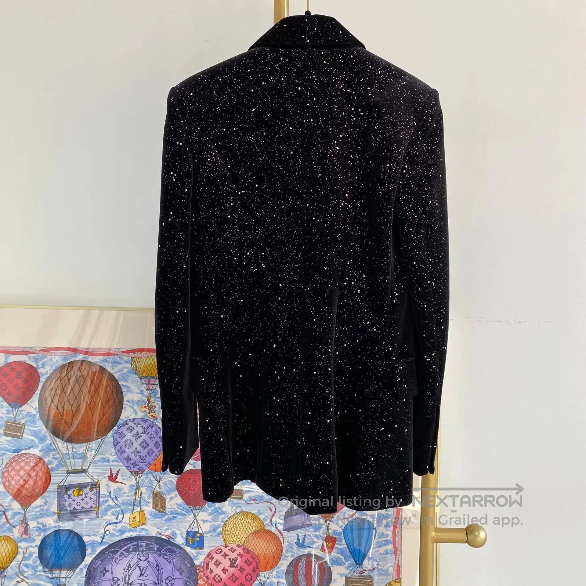 Balmain Balmain Black Velvet Coat Size 38. Size S / US 4 / IT 40 - 2 Thumbnail