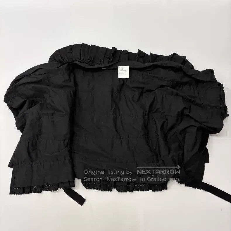 Comme des Garcons Comme Des Garcons size M Black tiered skirt Size 23" - 3 Thumbnail
