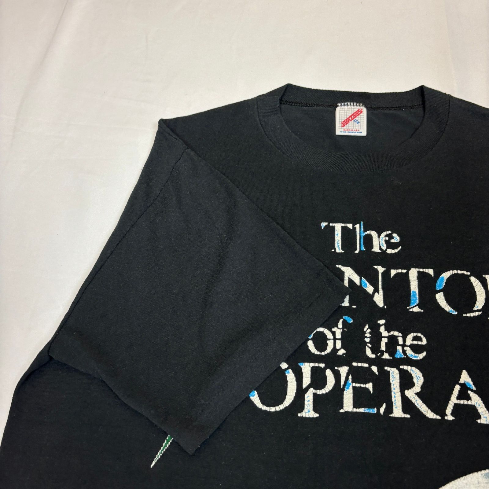 Jerzees × Vintage Vintage 80s Phantom of the Opera Single Stitch Shirt Mens XL Size US XL / EU 56 / 4 - 3 Thumbnail