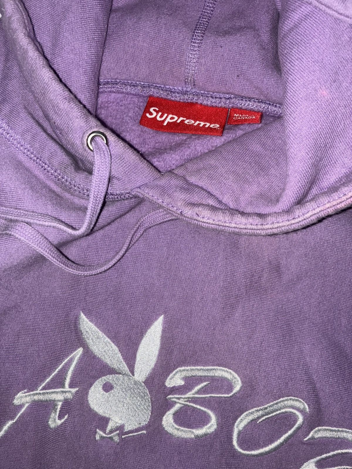 Playboy × Supreme × Vintage Supreme playboy hoodie from SS2017 men’s small Size US S / EU 44-46 / 1 - 3 Thumbnail