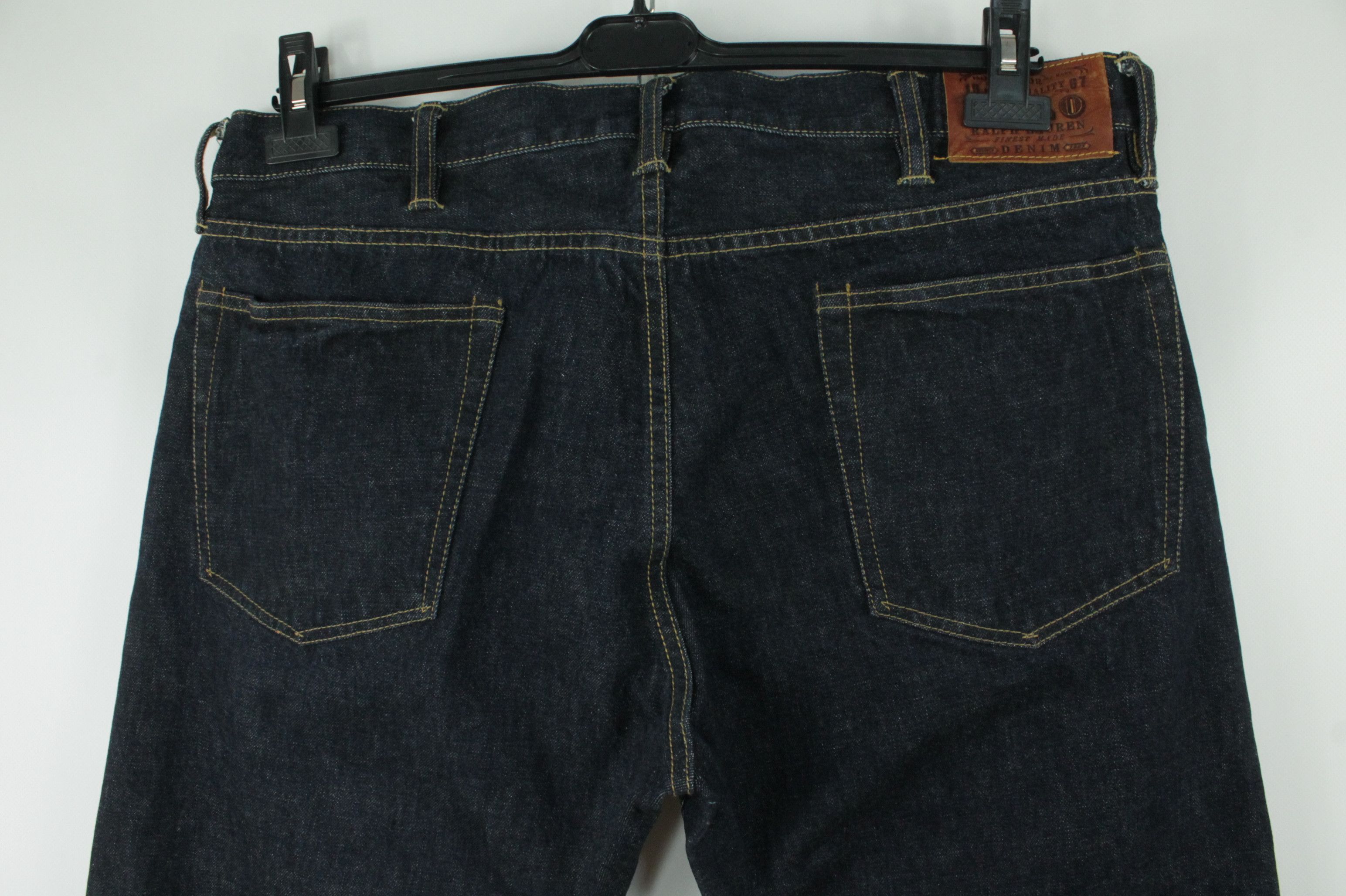 Polo Ralph Lauren Polo Ralph Lauren 625 Varick Slim Raw Selvedge Denim Jeans Size US 38 / EU 54 - 7 Thumbnail