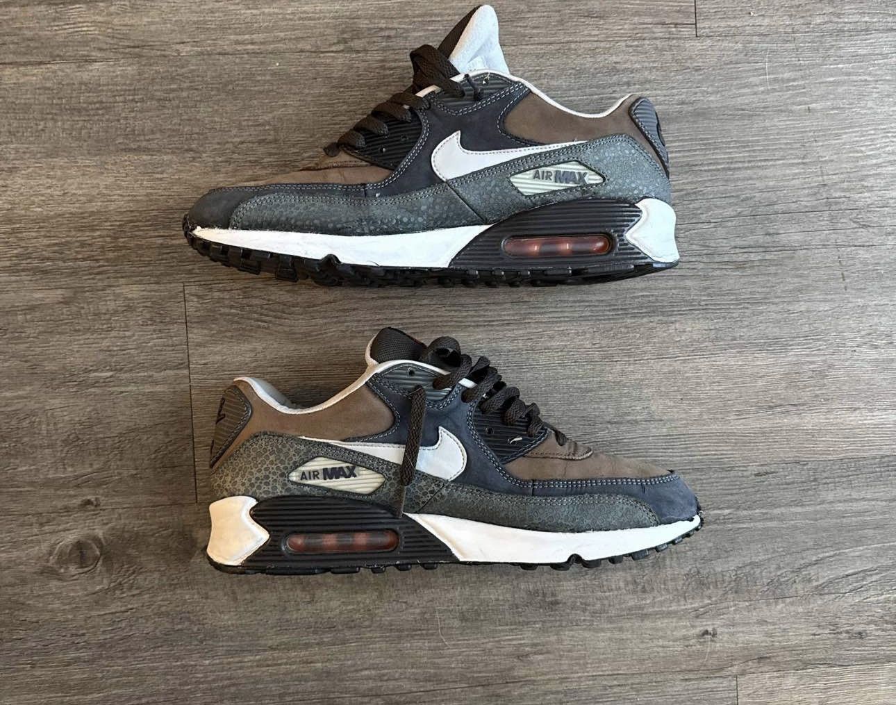 Nike 2004 Nike Air Max 90 Safari ‘Sable Green’ Size US 12 / EU 45 - 2 Thumbnail