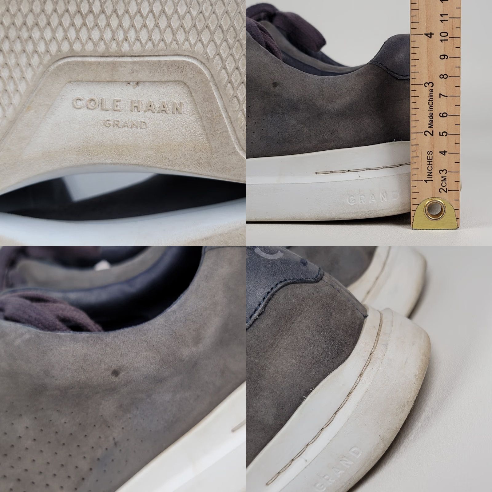 Cole Haan Cole Haan Mens Grandpro Rally Sneaker 12 Brown Nubuck Rubber Sole Casual Activewear Travel Mens Size US 12 / EU 45 - 8 Thumbnail