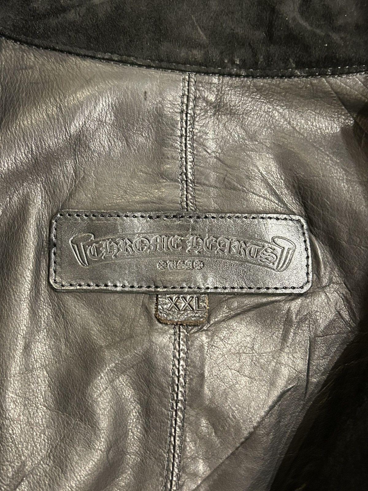 Chrome Hearts Chrome Hearts Western FleurKnee Suede Cowhide Overcoat Size US XXL / EU 58 / 5 - 11 Thumbnail