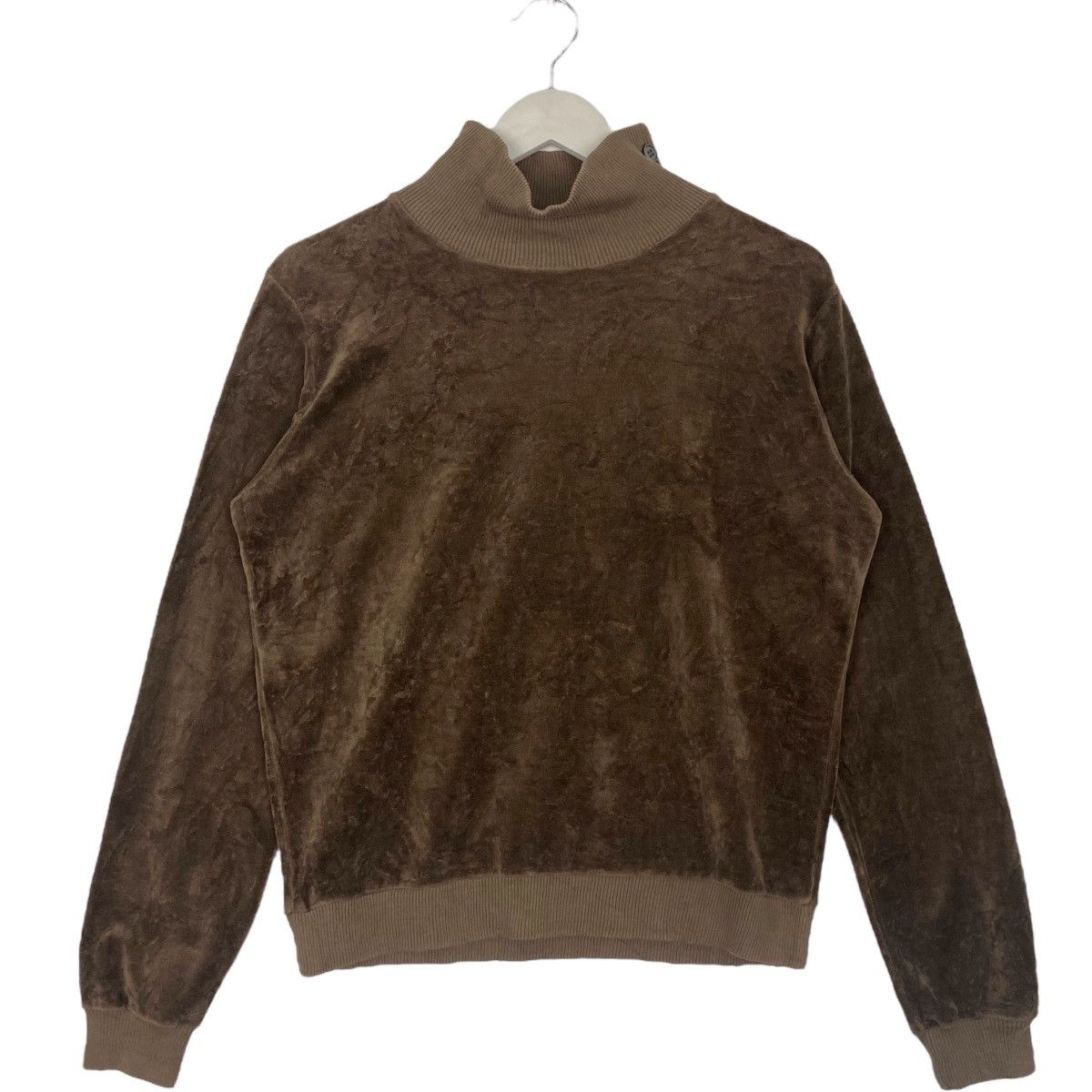 Other Vintage APC Velvet Brown Turtleneck Sweatshirt Size S Size US S / EU 44-46 / 1 - 1 Thumbnail