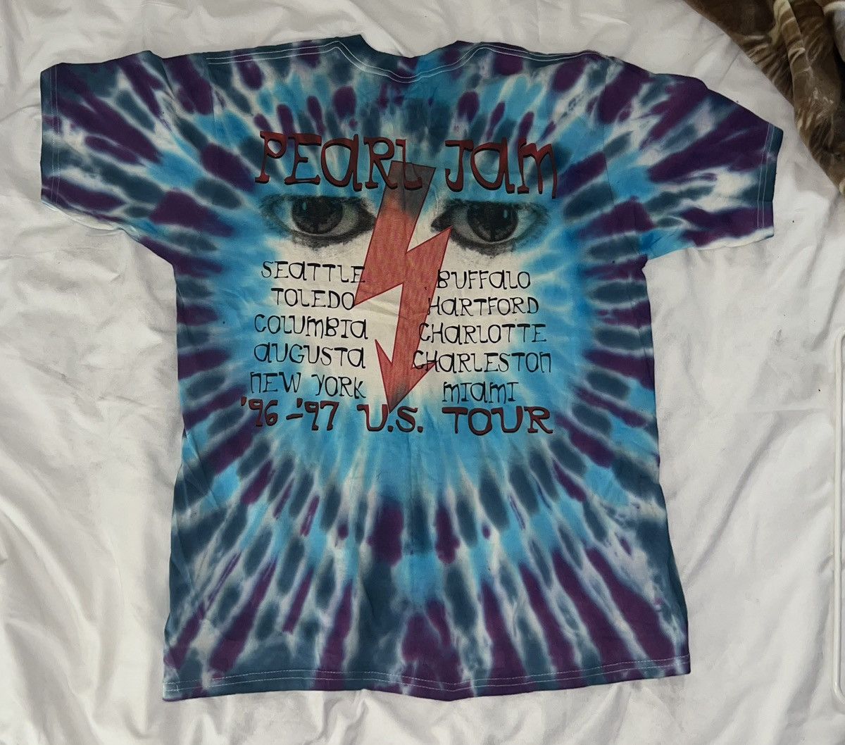 Band Tees × Gildan × Vintage MINT! Vintage Gildan Pearl Jam No Code ‘96-‘97 Tye Dye XL Size US XL / EU 56 / 4 - 2 Thumbnail