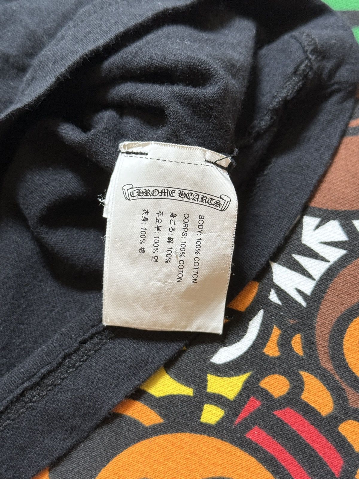 Chrome Hearts Chrome Hearts Black Script Logo Long Sleeve Tee Size US M / EU 48-50 / 2 - 7 Thumbnail