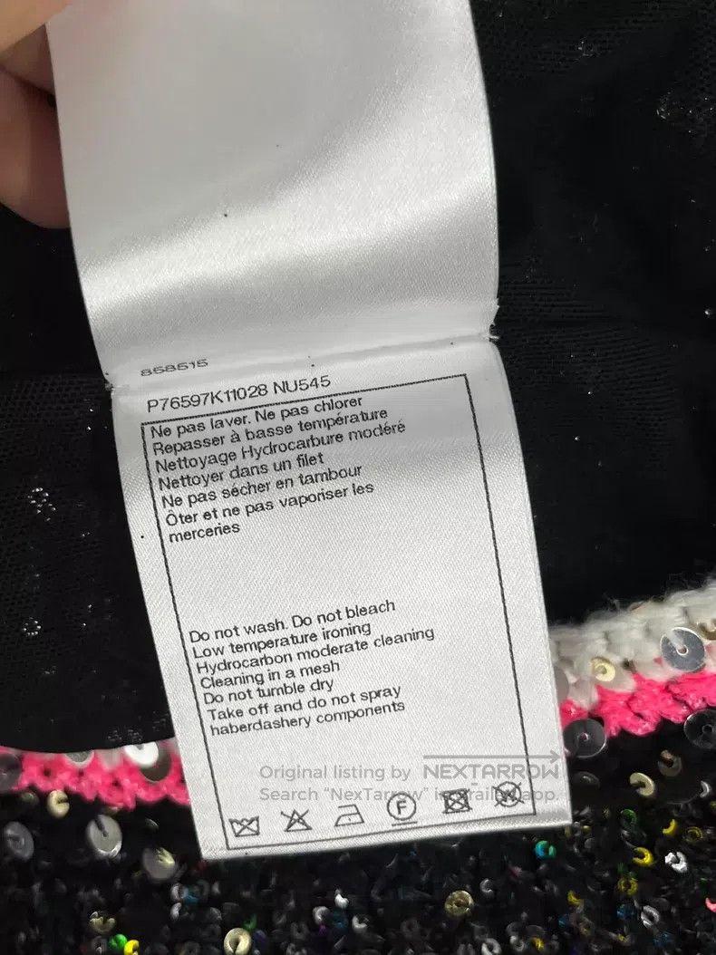 Chanel Chanel 24C black background colour sequin cardigan coat Size XXS / US 00 / IT 34 - 6 Thumbnail