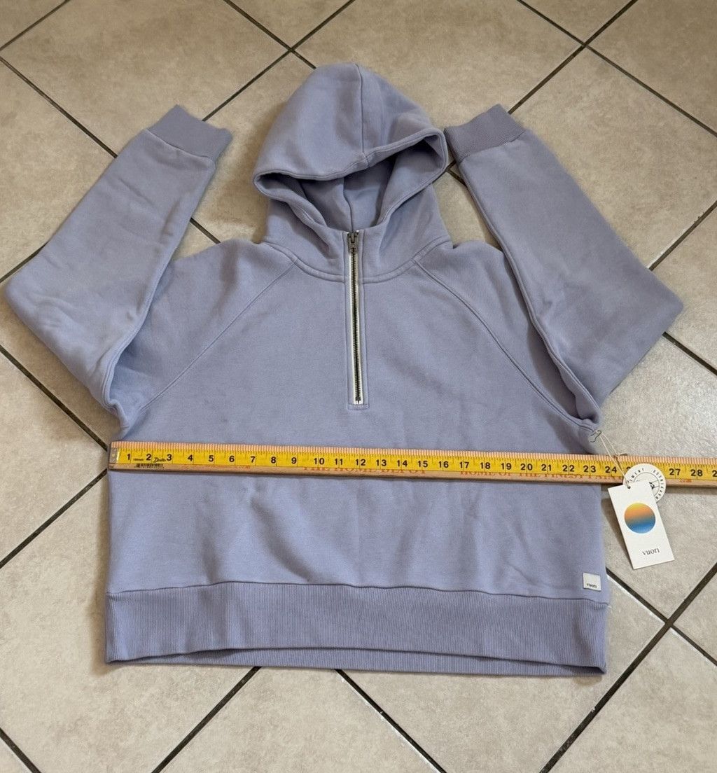 Vuori VUORI RESTORE HALF ZIP HOODIE LAVENDER MIST COLOR SIZE XL Size XL / US 12-14 / IT 48-50 - 2 Thumbnail