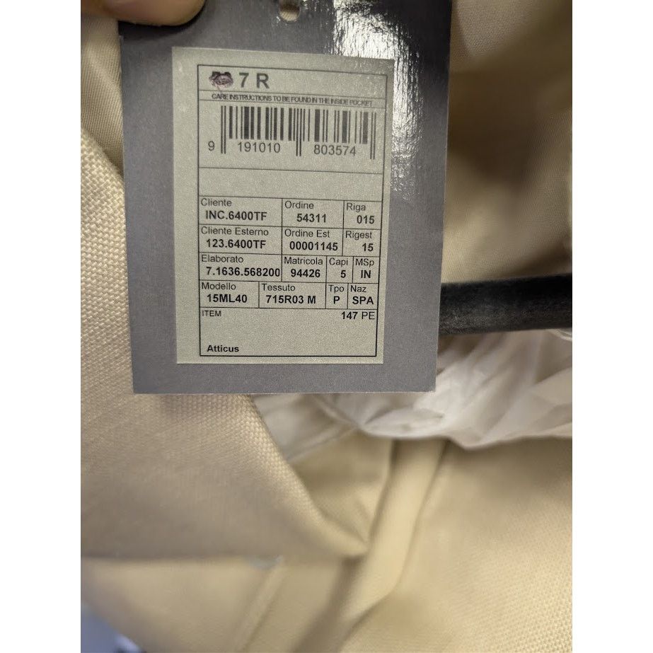 Tom Ford o1rshd1 Blazer Jacket in Cream Size US M / EU 48-50 / 2 - 21 Thumbnail
