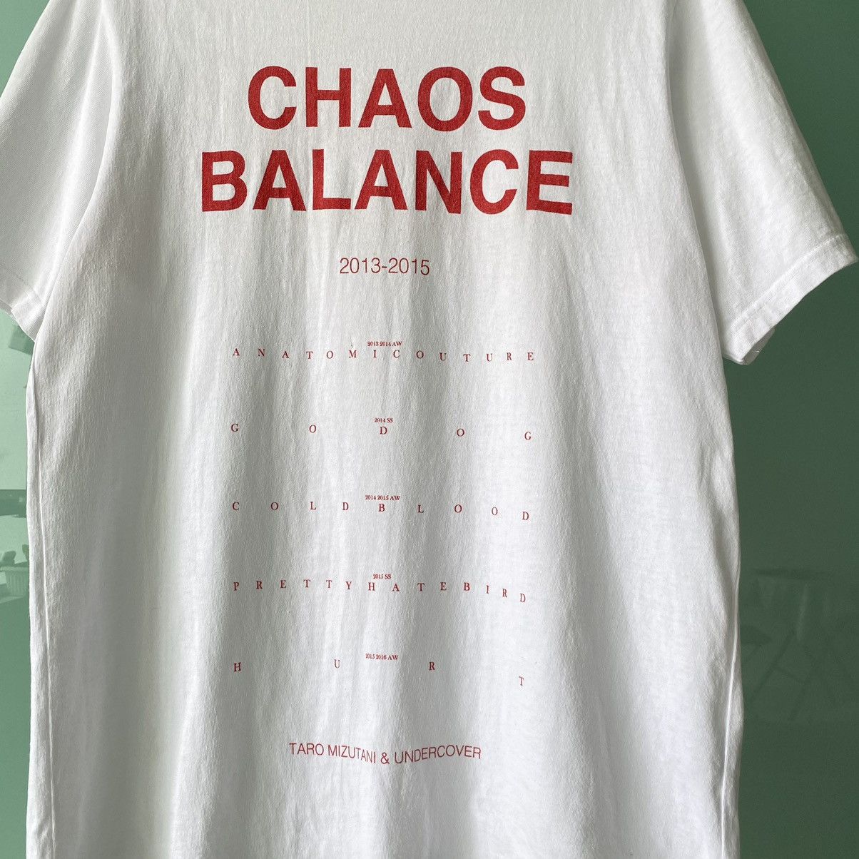 Undercover Undercover Jun Takahashi Chaos Balance Taro Mizutani Tshirt Size US L / EU 52-54 / 3 - 4 Thumbnail