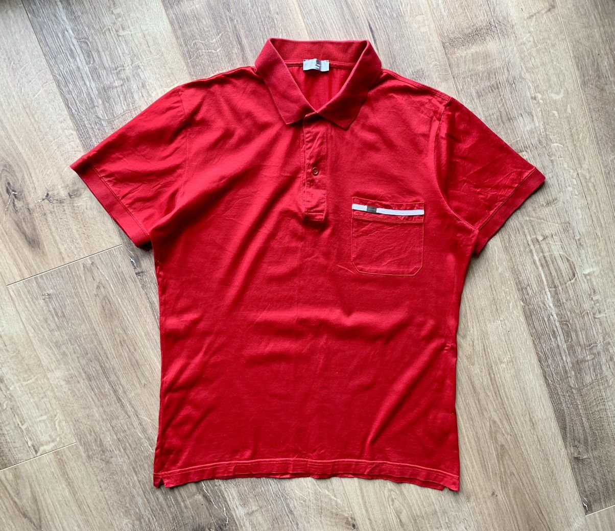 Dior Dior Homme Resort red polo Size US M / EU 48-50 / 2 - 1 Thumbnail