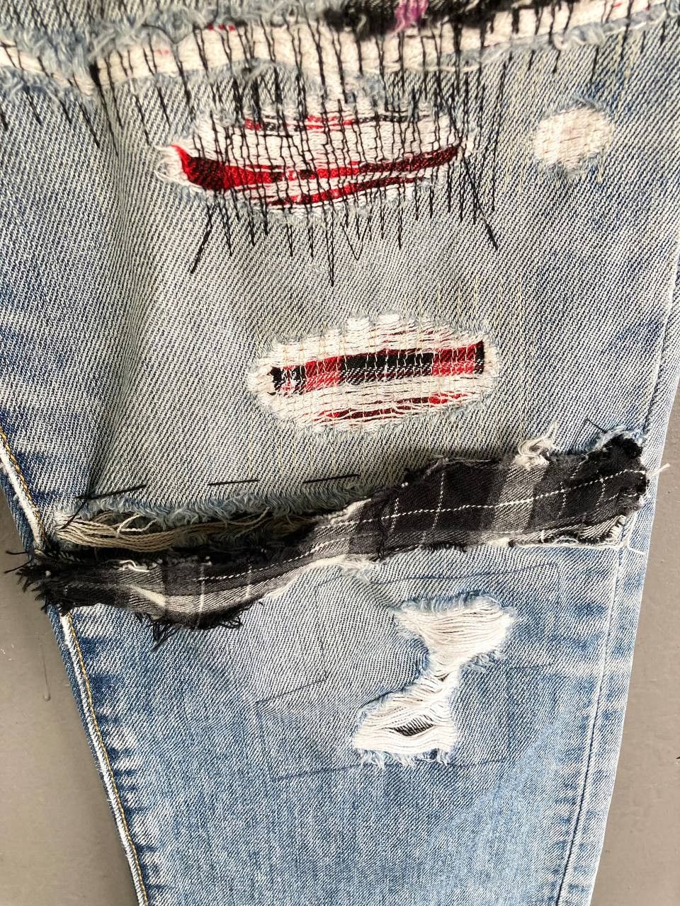Denim & Supply Ralph Lauren Ralph Lauren Polo Denim & Supply Patchwork Denim Pants Size US 32 / EU 48 - 6 Thumbnail