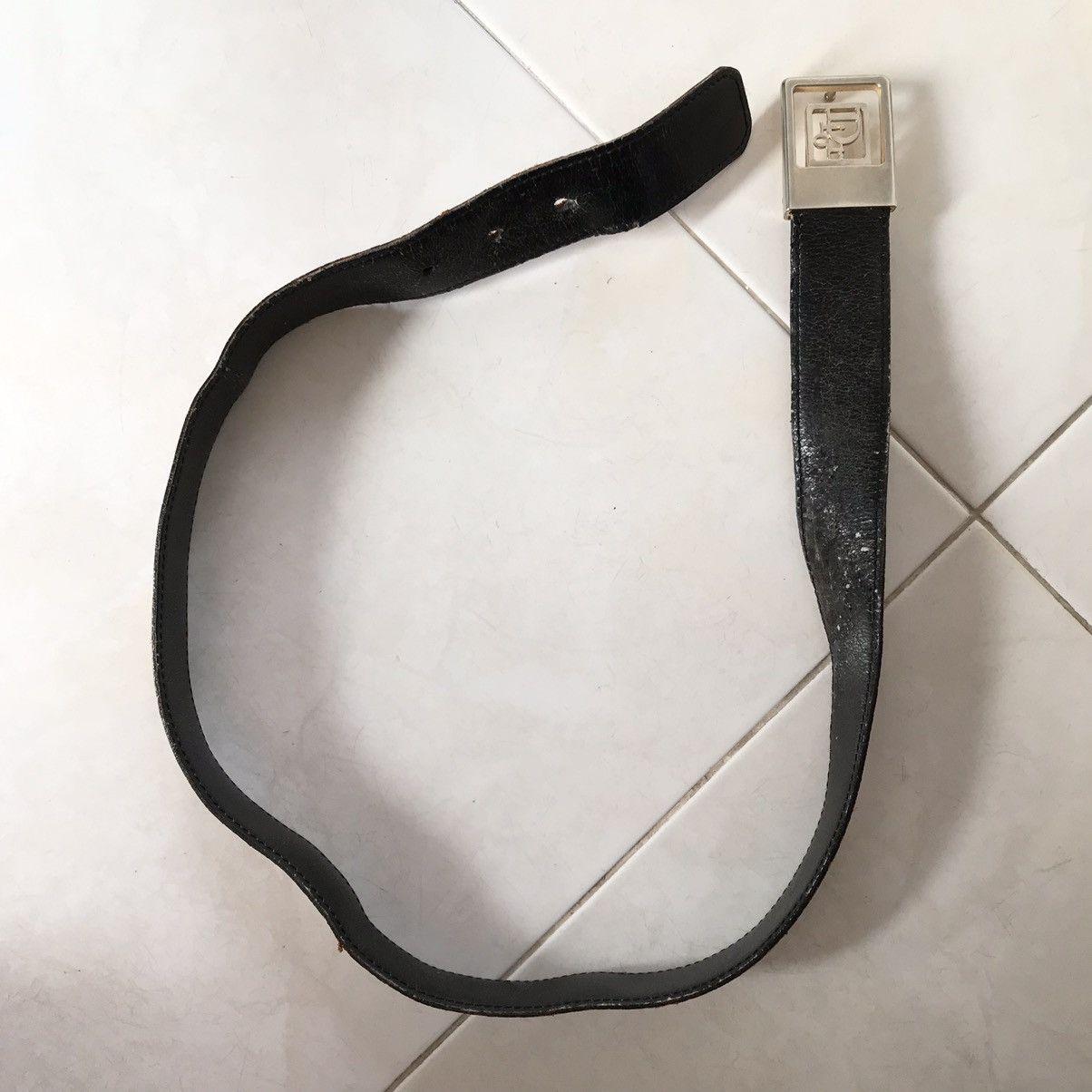 Christian Dior Monsieur Vintage Christian Dior Monsieur Leather Ratchet Belt Size ONE SIZE - 2 Thumbnail