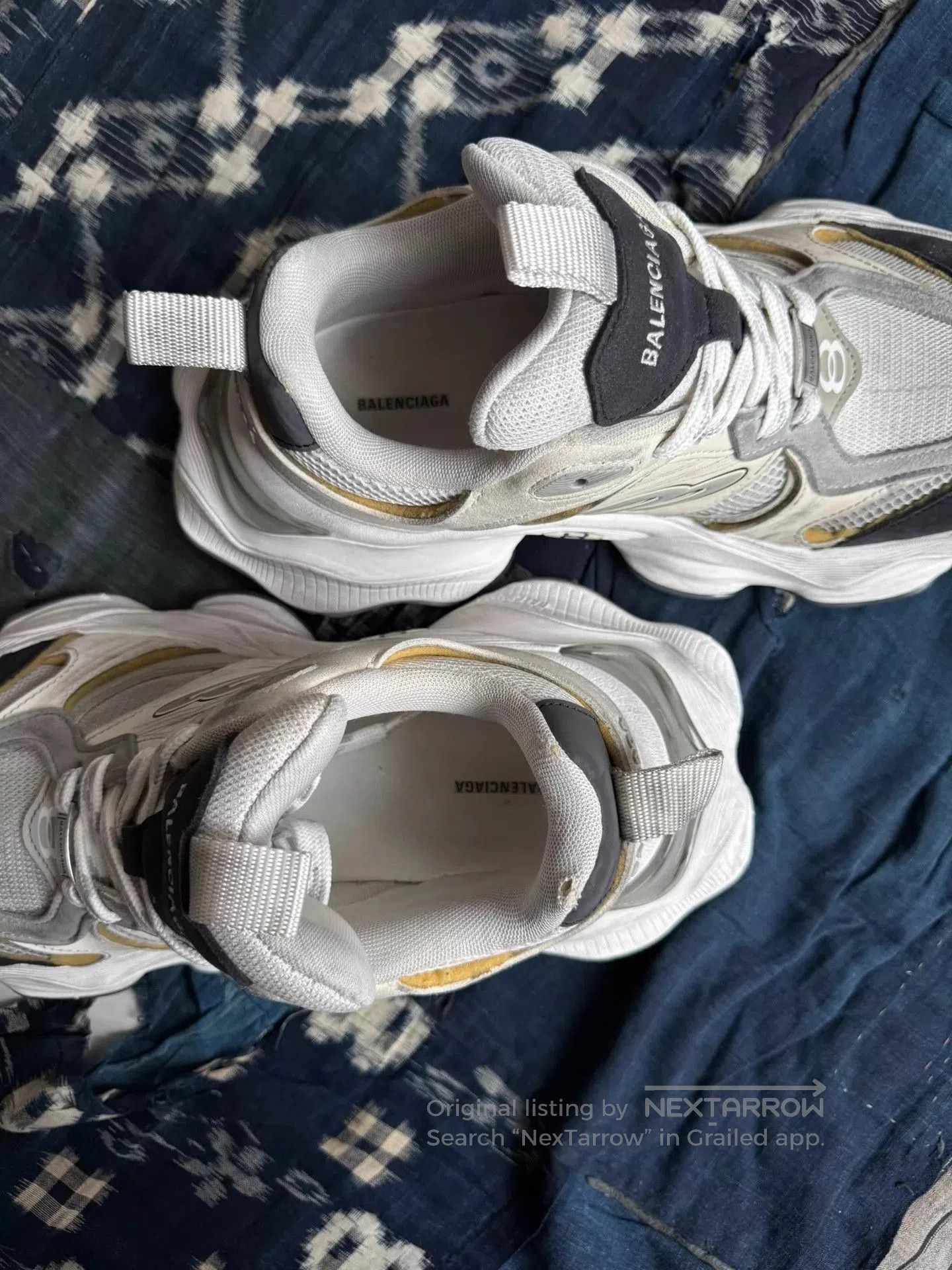 Balenciaga Multi Color Low-Top Sneakers Size 9. Size US 9 / EU 42 - 7 Thumbnail