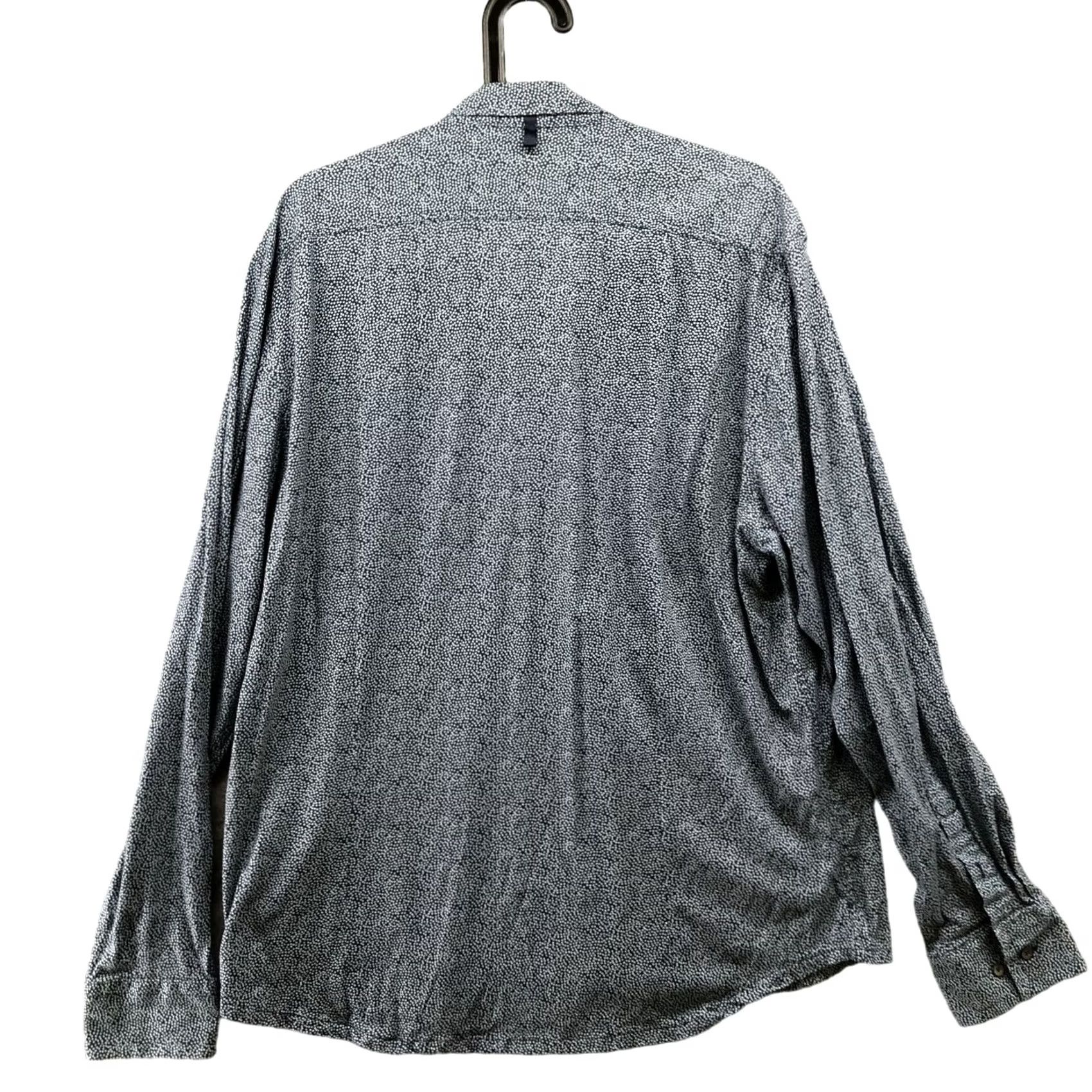 Vintage WRK The Reworked Shirt Mens XXL Blue Printed Long Sleeve Button Down Size US XXL / EU 58 / 5 - 2 Thumbnail