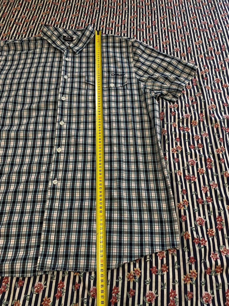 Oakley Oakley Shirt Button Up Multicolor Plaid Short Sleeve Size US XXL / EU 58 / 5 - 10 Thumbnail