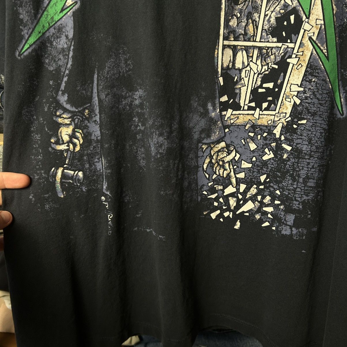 Band Tees Vintage Metallica Big Graphic Logo rock band 2000’s tee Size US M / EU 48-50 / 2 - 4 Thumbnail