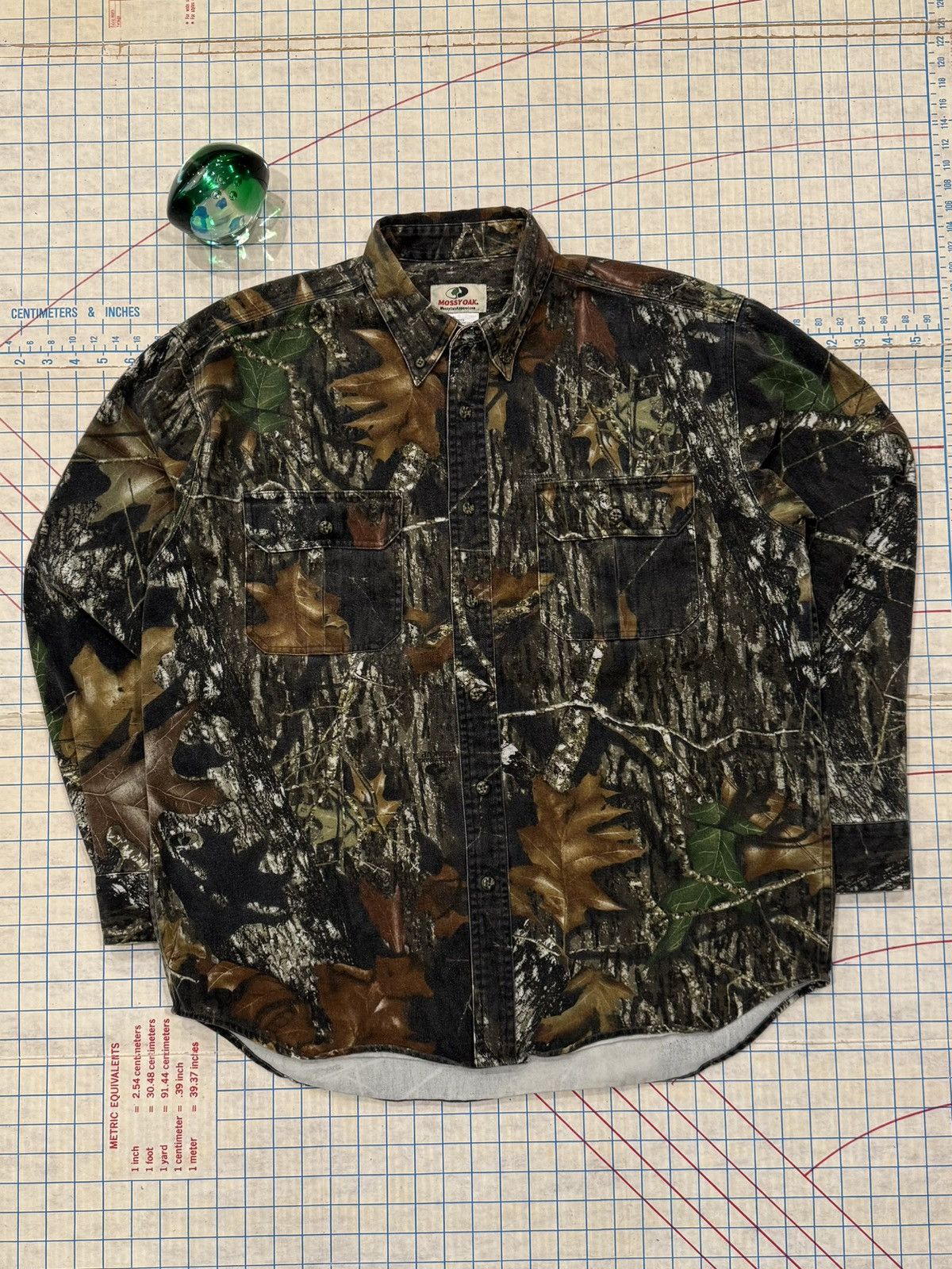 Mossy Oaks Vintage Mossy Oaks Camo Button Up Shirt Mens Size Large Size US L / EU 52-54 / 3 - 1 Thumbnail