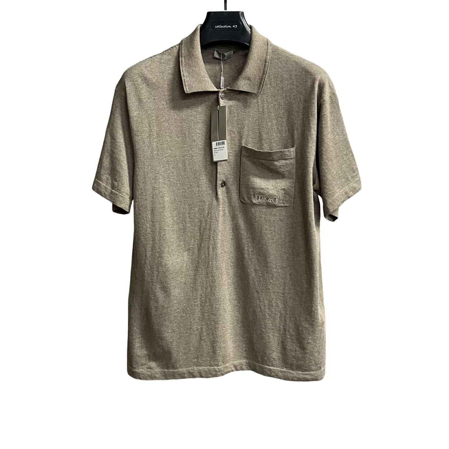 Dior Dior Homme SS06 Black Polo Shirt Rhinestones in size S | Grailed
