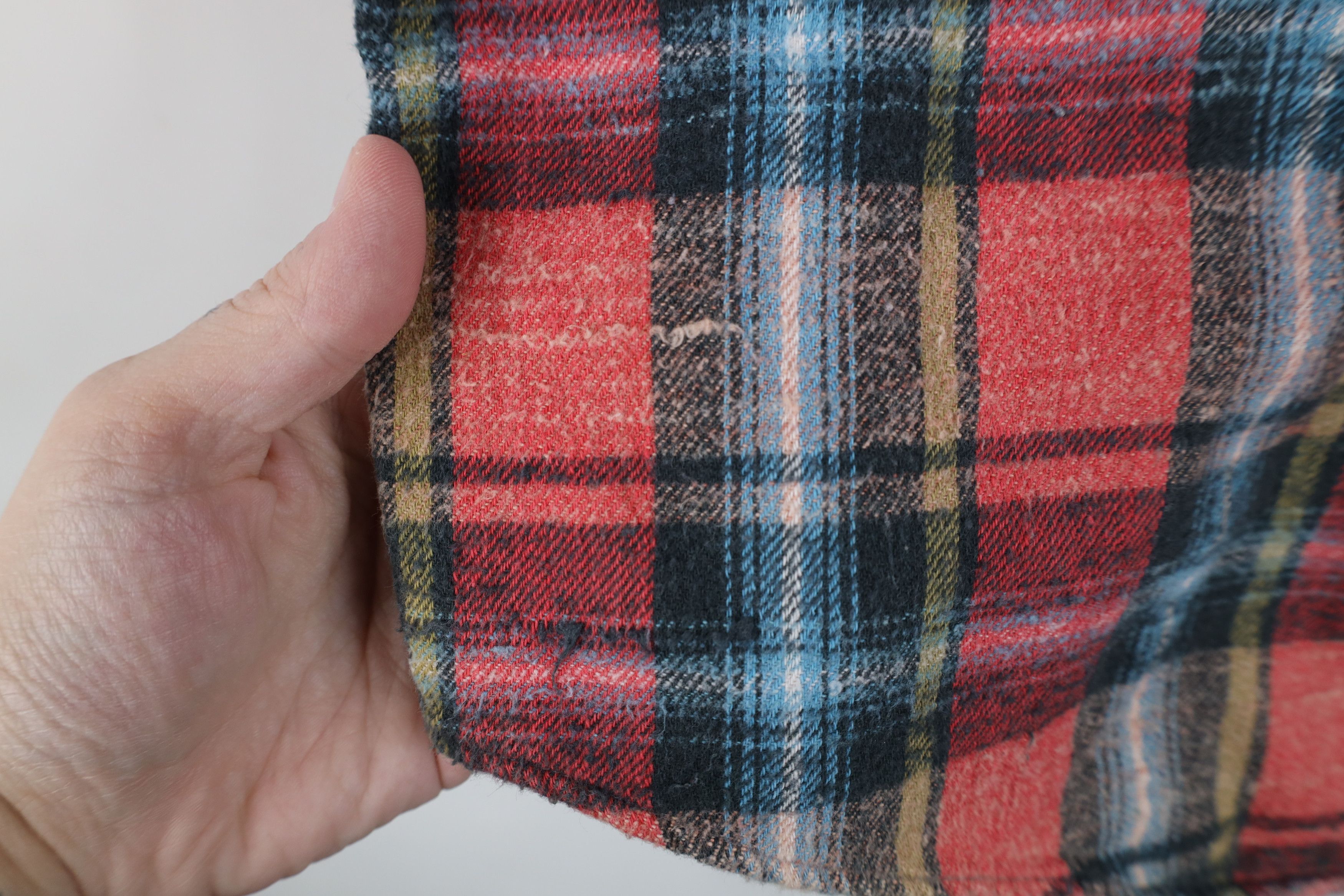 Vintage Vintage 70s Streetwear Flannel Collared Button Shirt Size US M / EU 48-50 / 2 - 11 Thumbnail