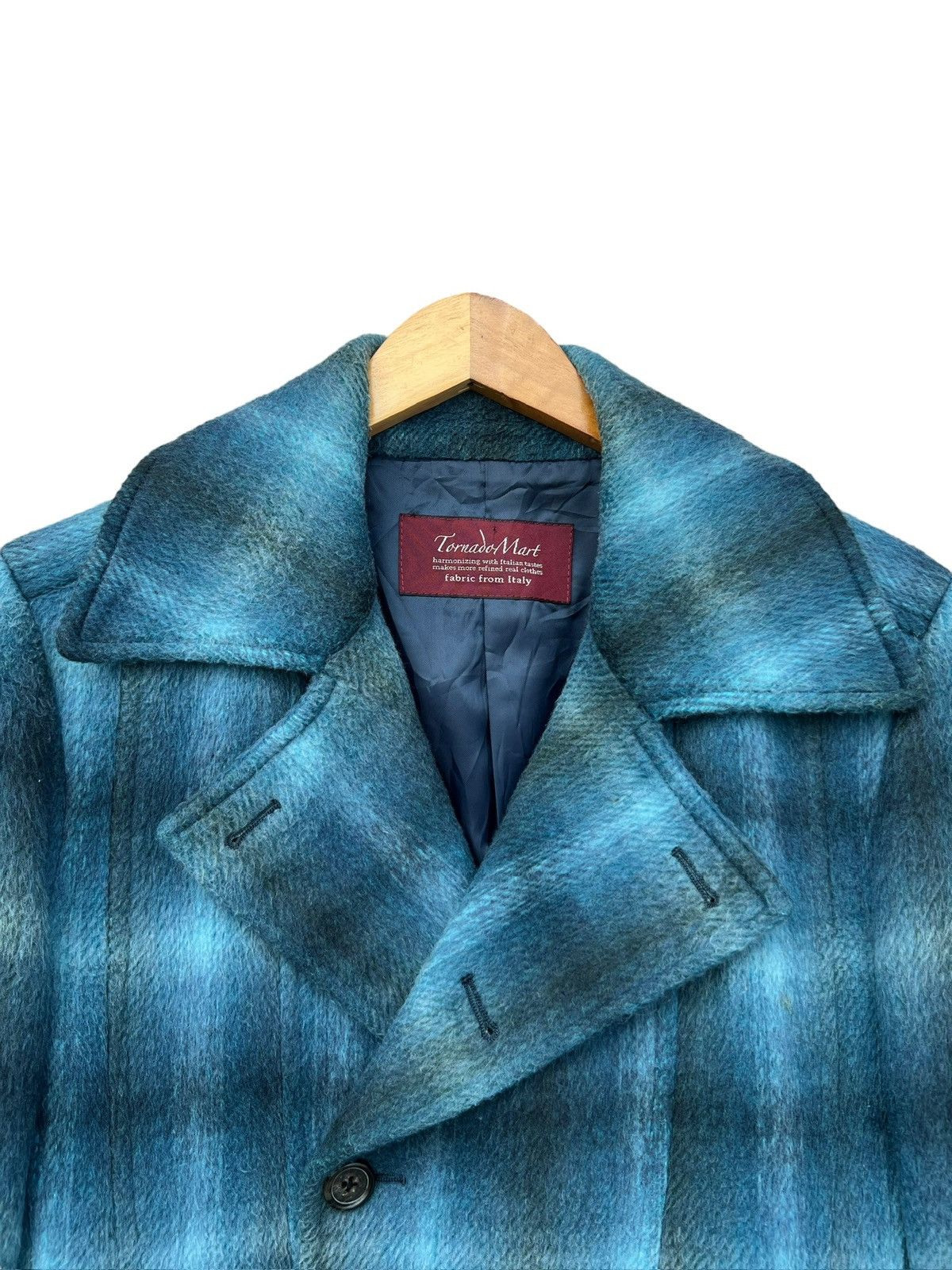 Tornado Mart Tornado Mart Japan Pleated Wool Mohair Pleated Jacket Size US S / EU 44-46 / 1 - 6 Thumbnail