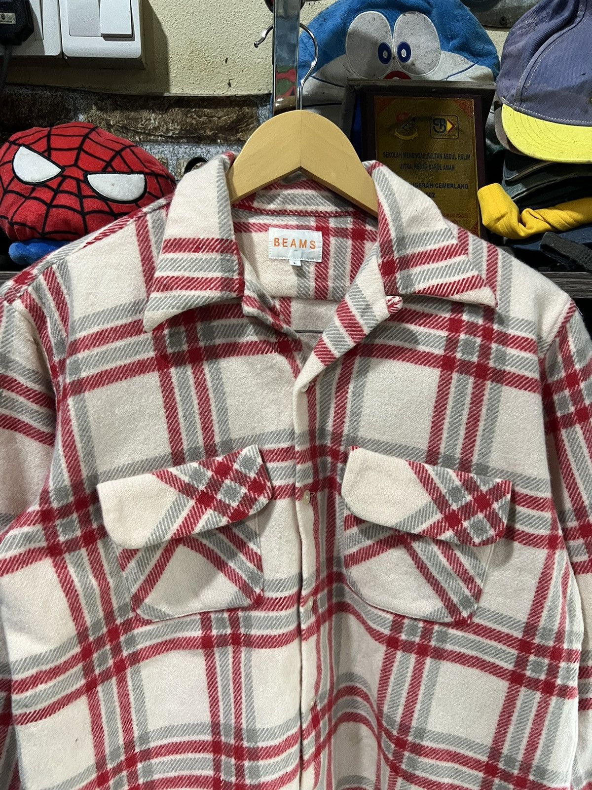 Beams Plus 🔥Beams Double Pockets Flannel Size US M / EU 48-50 / 2 - 4 Thumbnail