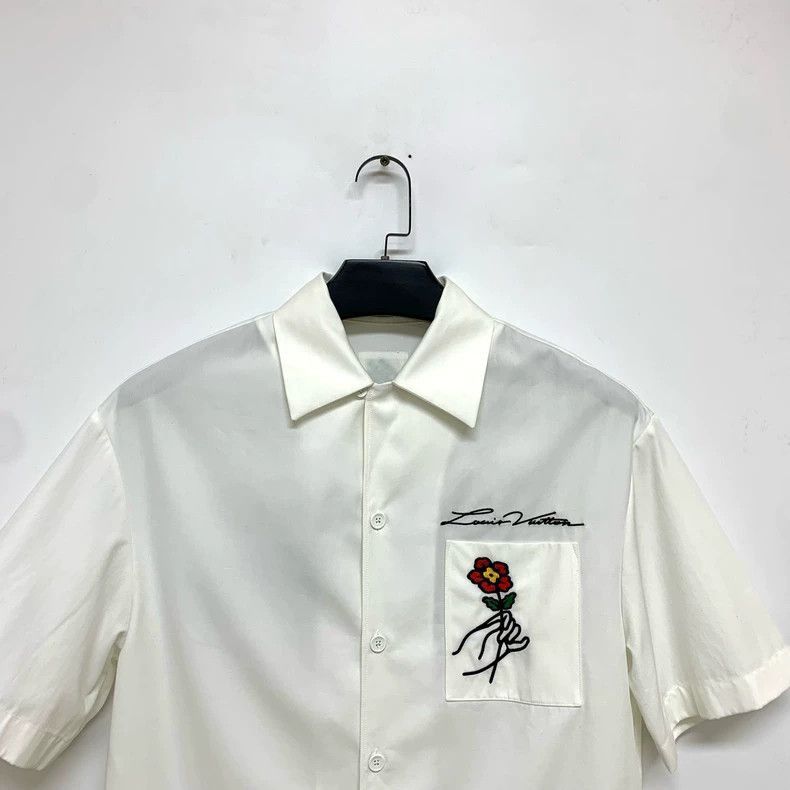 Louis Vuitton Louis Vuitton Embroidered Short Sleeve Cardigan-2506 Size US M / EU 48-50 / 2 - 5 Thumbnail