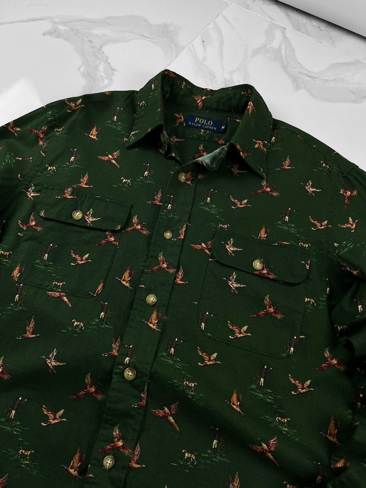 Polo Ralph Lauren Polo ralph lauren monogram bird shirt Size US M / EU 48-50 / 2 - 7 Thumbnail