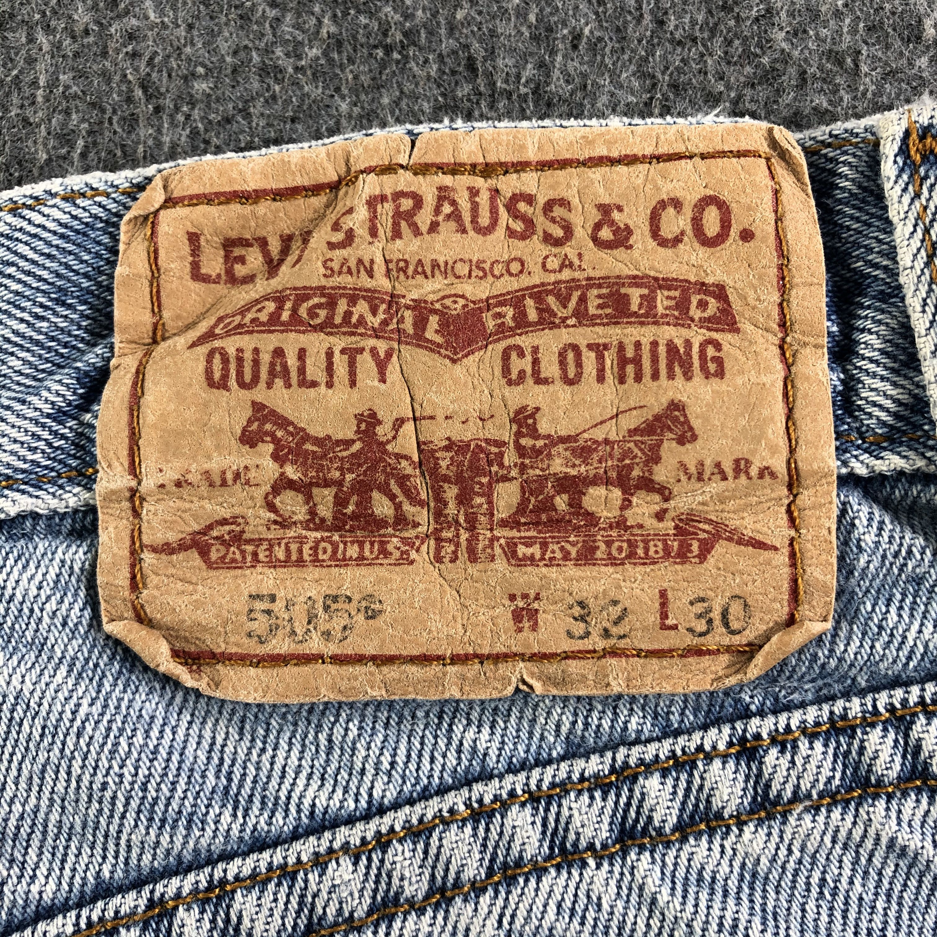 Levi's Vintage 90s Blue Wash Levis 505 Jeans-J3067 Size US 31 - 5 Thumbnail
