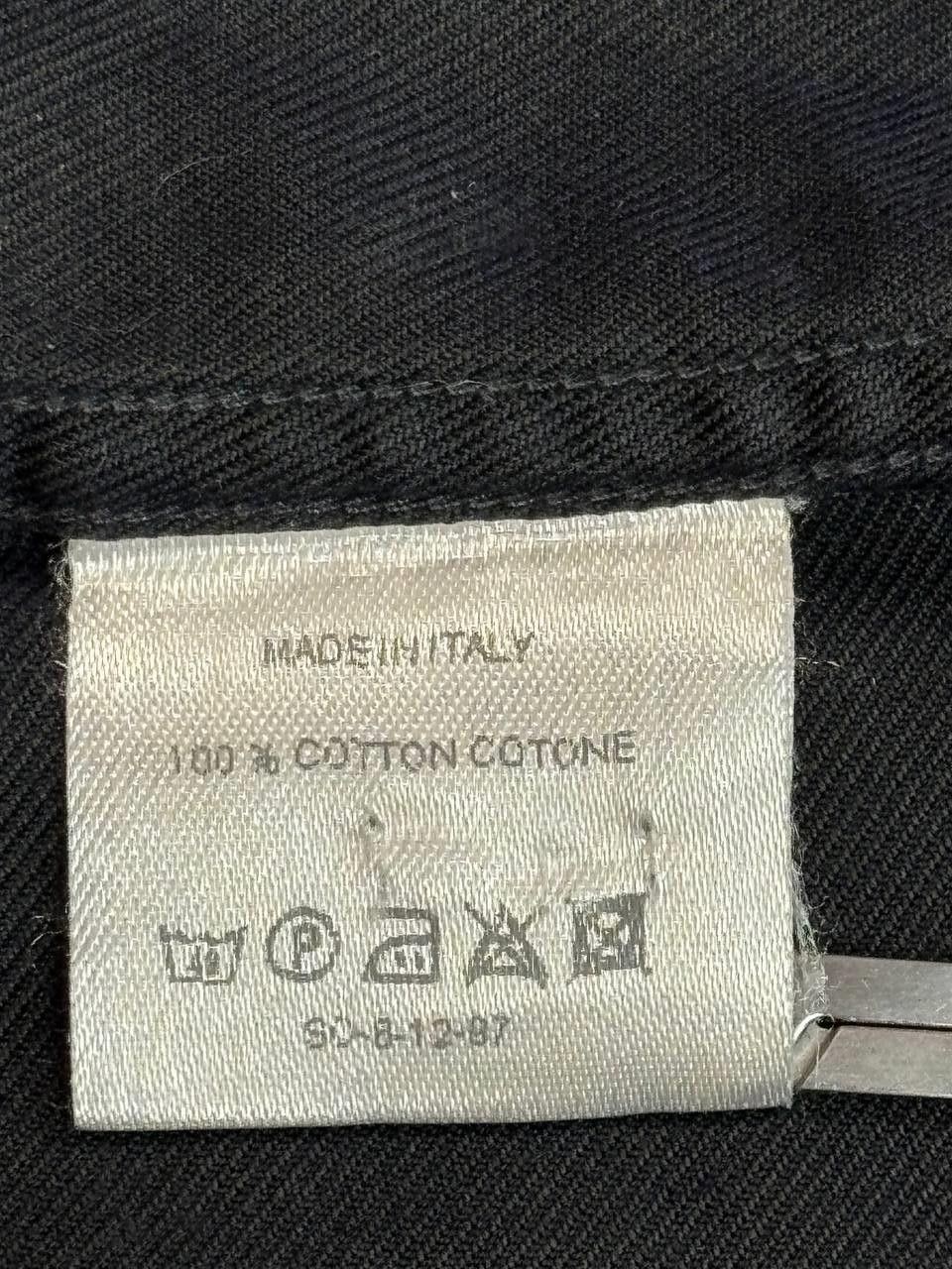 Gucci Gucci Black Cotton Shirt Size 41/16 Italy Long Cuffs Size US L / EU 52-54 / 3 - 9 Thumbnail