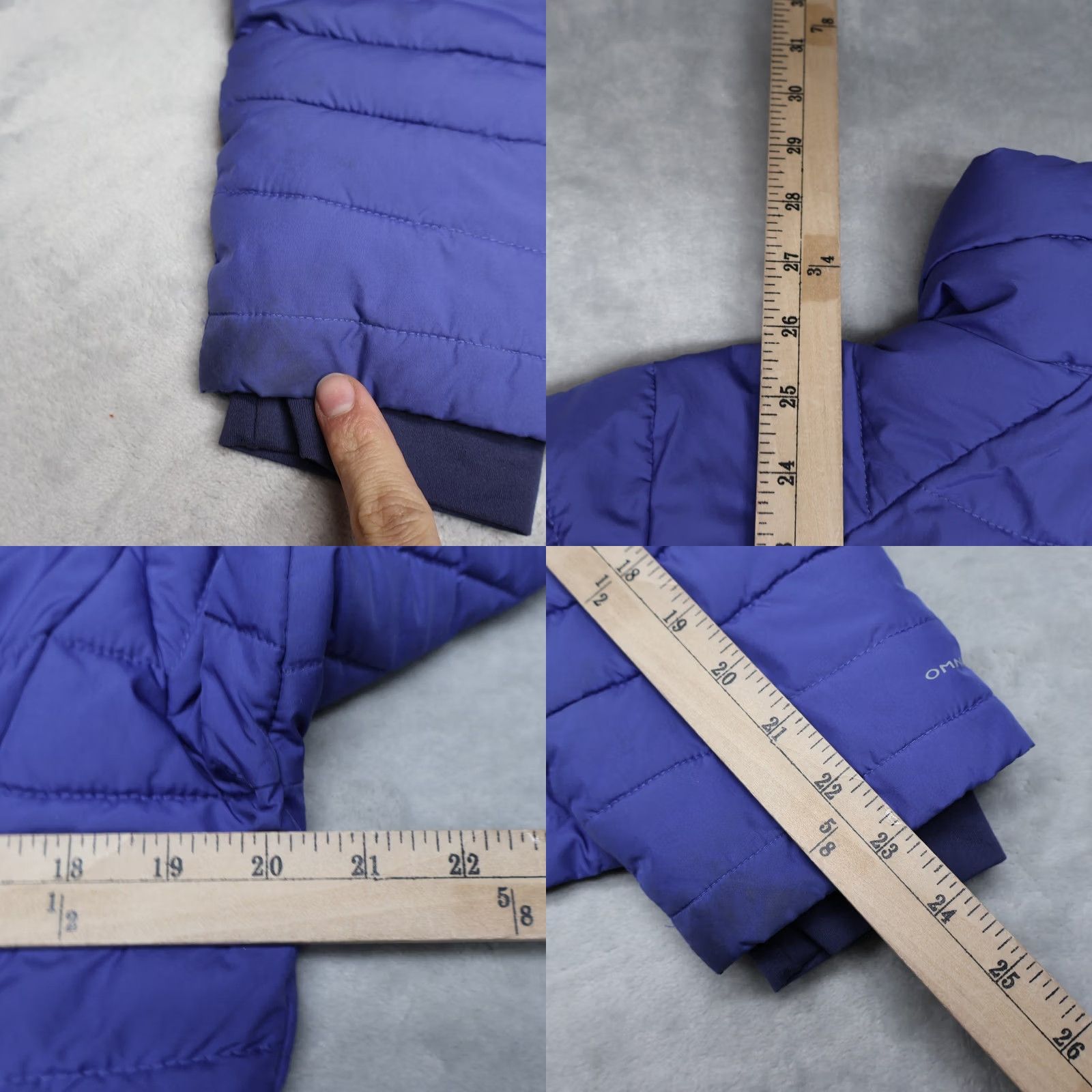 Vintage Columbia Jacket Women Large Blue White Out II Omni-Heat Insulated Quilted Puffer Jacket Size L / US 10 / IT 46 - 9 Thumbnail