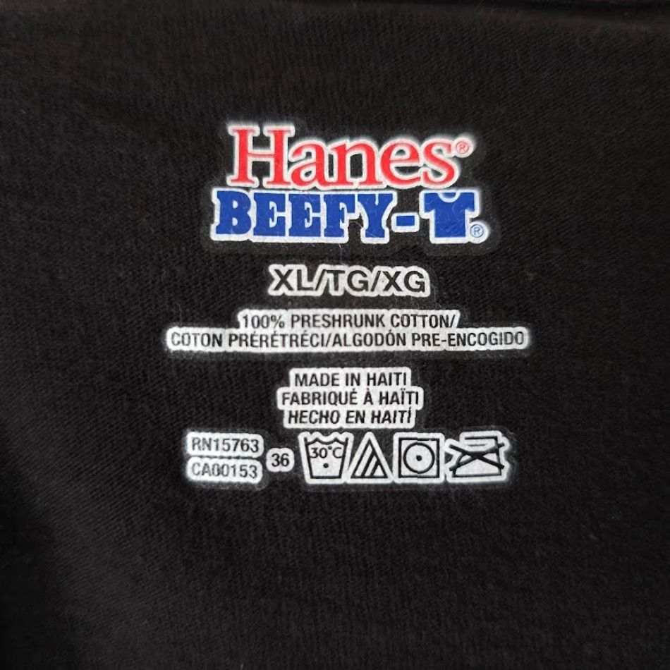 Hanes Domco Plumbing Racing T Shirt Mens XL Black Long Sleeve Hanes Graphic Tee Size US XL / EU 56 / 4 - 6 Thumbnail