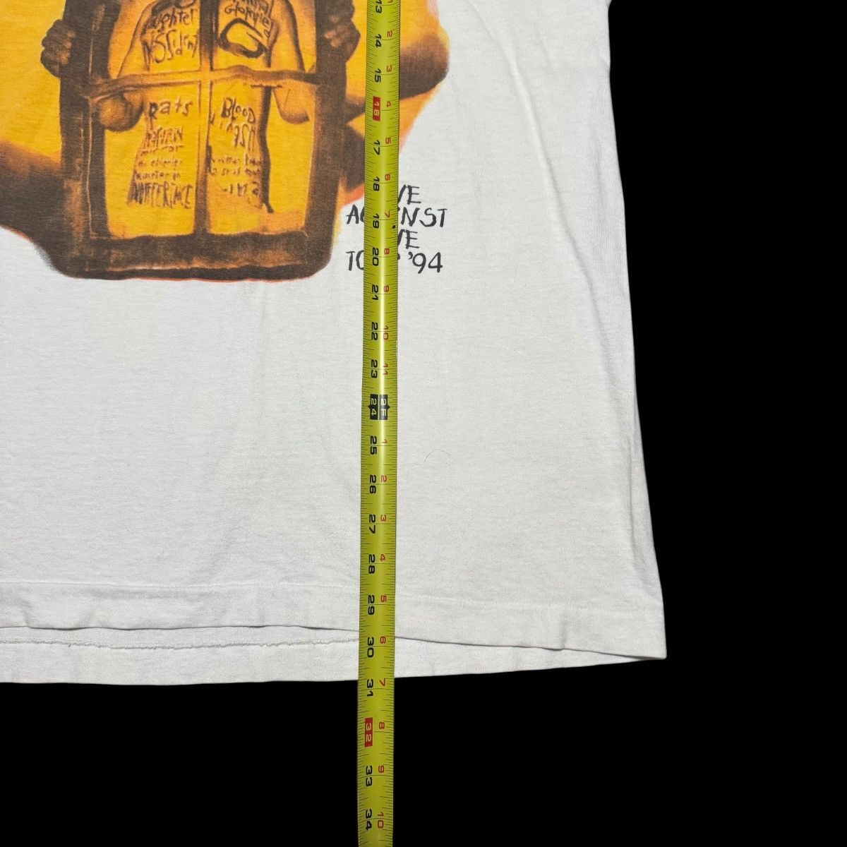 Vintage 1994 Pearl Jam Five Against One Tour Shirt Men's XL FLAWS Size US XL / EU 56 / 4 - 12 Thumbnail