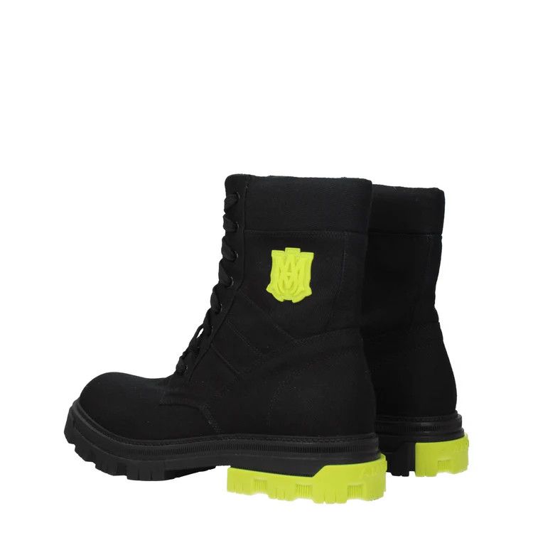 Amiri o1y0525 Logo Ankle Boots in Black Size US 7 / EU 40 - 3 Thumbnail