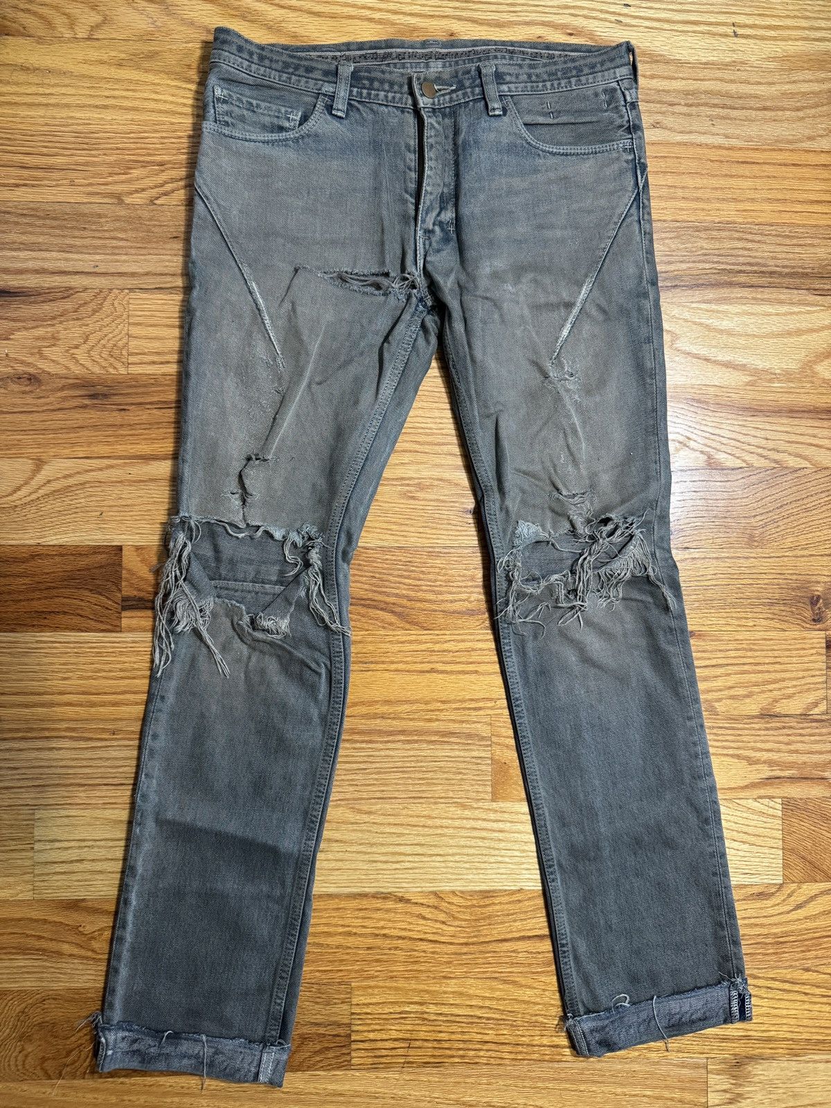 Number (N)ine 2007 Pain Mud Wash Denim
