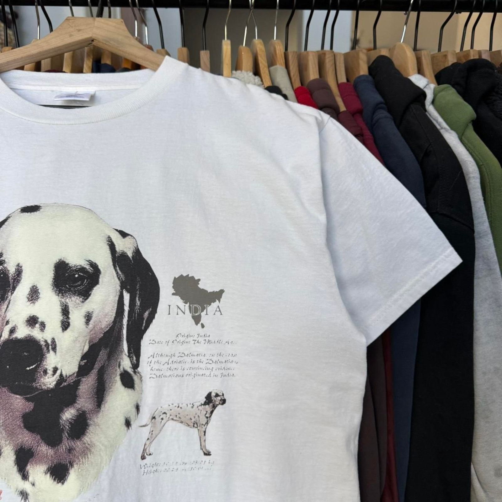 Other Vintage 90s Dalmation Dog T-Shirt White Size US L / EU 52-54 / 3 - 3 Thumbnail